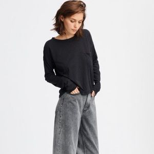 Rag & Bone Cropped Longsleeve Tee Size L